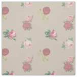 Floral Roses Chic Fabric by the Yard