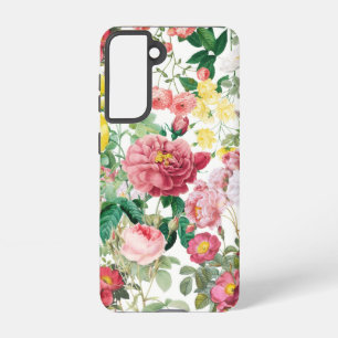 Floral Roses Vintage Spring Garden Samsung Galaxy S21 Case