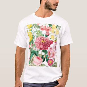 Floral Roses Vintage Spring Garden T-Shirt