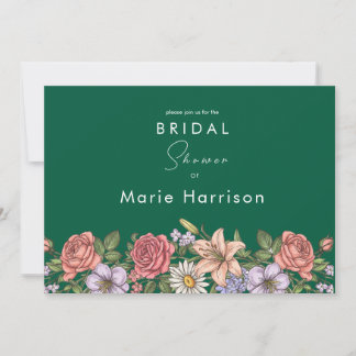 Floral RSVP Card