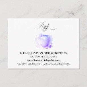 *~* Floral RSVP Website Rose Wedding Enclosure