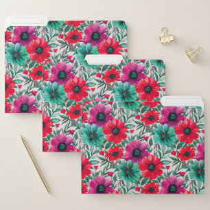  Floral rustic fashion retro pattern File Folder