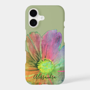 Floral Sage Custom Colorful Wildflower Botanical  iPhone 17 Case