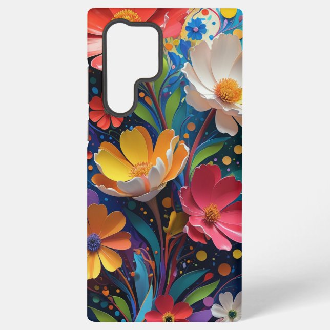 Floral Samsung Galaxy Case (Back)