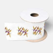 Floral Satin Ribbon