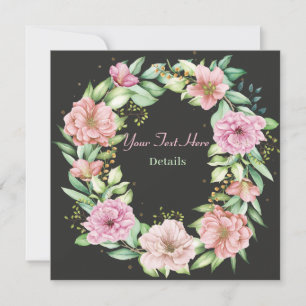 Floral Save The Date