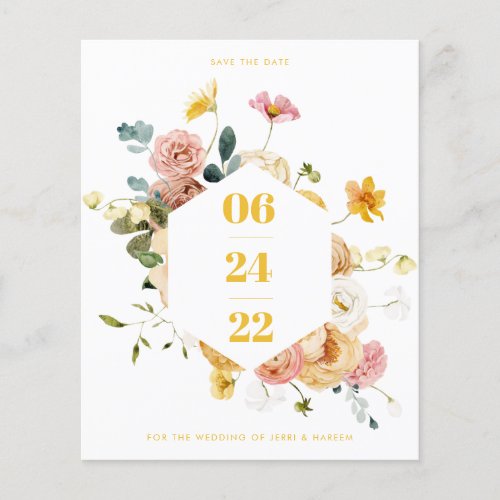 Floral Save the Date  Sutton
