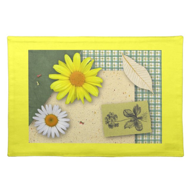 Floral Scrapbook Placemat (Front)