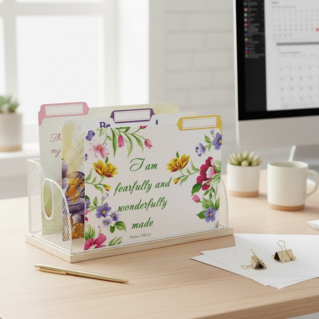 Floral scripture file folder (Creator Uploaded)