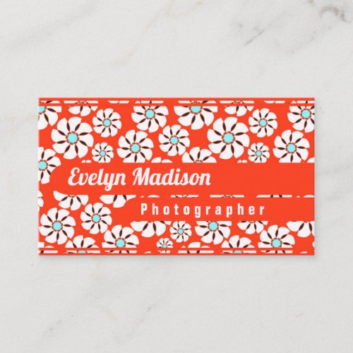 Floral Seamless Pattern c2115 Business Card