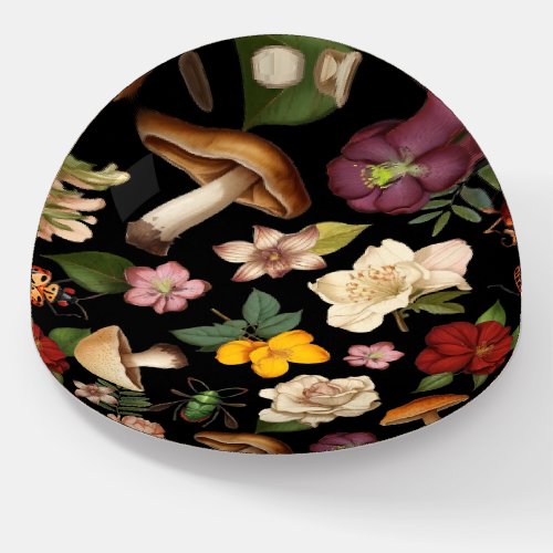 Floral seamless pattern design paperweight