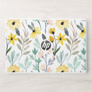 Floral seamless pattern flowers HP laptop skin