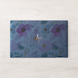 Floral seamless pattern flowers HP laptop skin