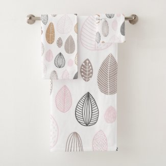 Floral Seamless Pattern Monogram