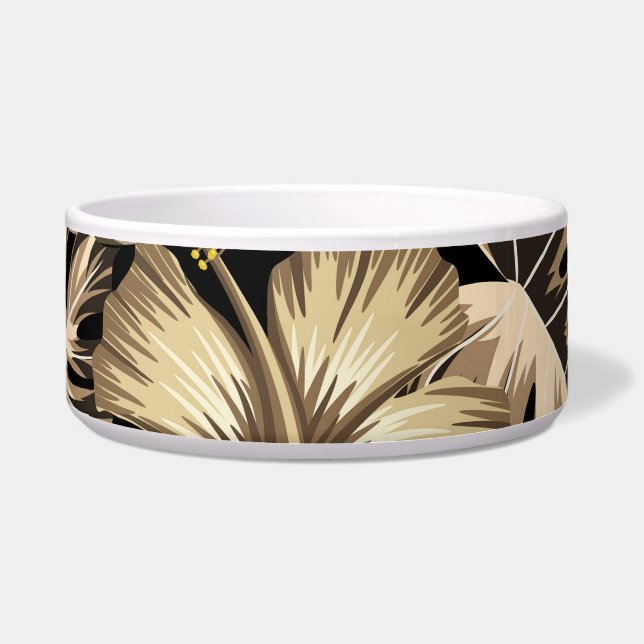 Floral Seamless Pattern with Leaves. Bowl (Front)