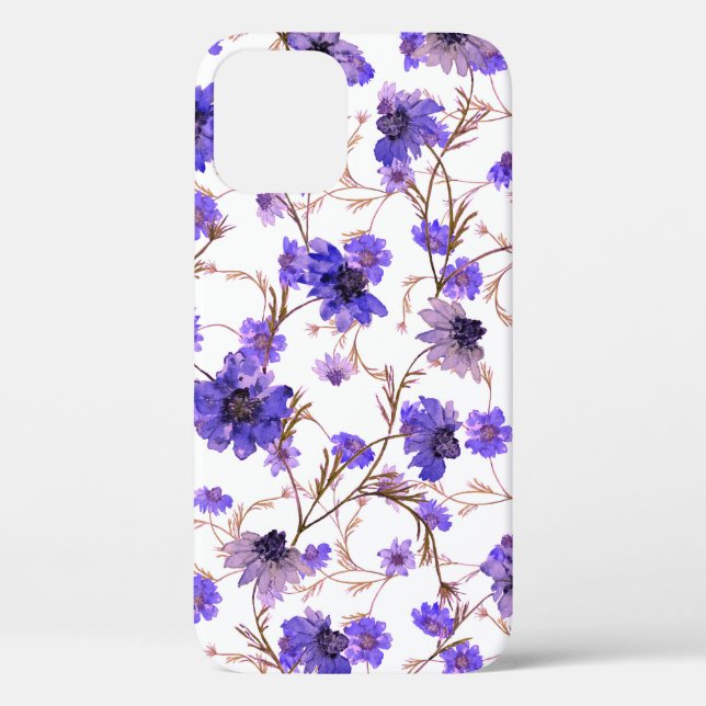 Floral seamless pattern with marigold flowers Case-Mate iPhone case (Back)