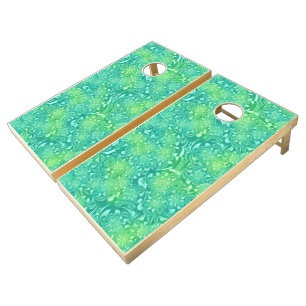 Floral Seamless Texture, Fashion Supplies Cornhole Set
