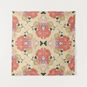 Floral seamless vintage pattern design. tapestry