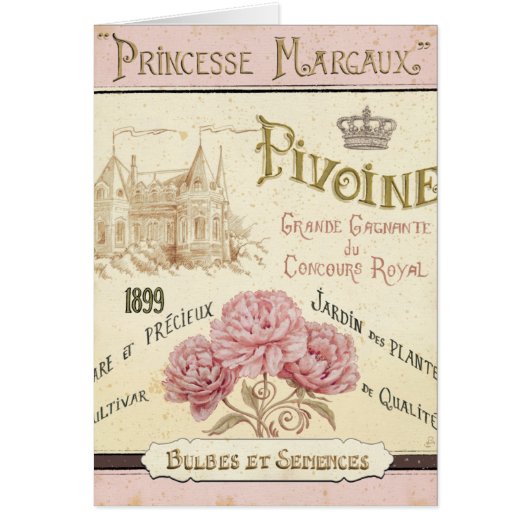 Floral Seed Packet Cards (Front)