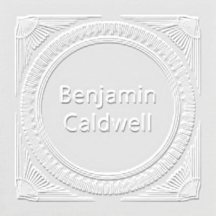 Floral Seed Pod Circle Embosser