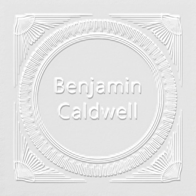 Floral Seed Pod Circle Embosser (Design)