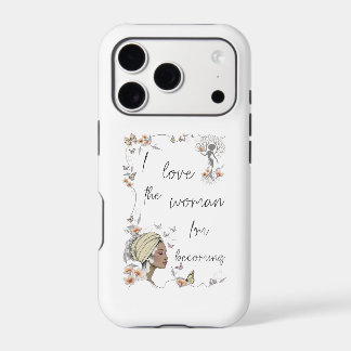 Floral Self Love Gift for Women iPhone 17 Pro Case