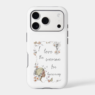 Floral Self Love Gift for Women iPhone 17 Pro Case