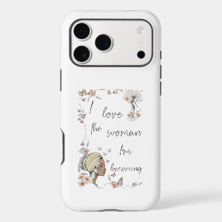 Floral Self Love Gift for Women iPhone 17 Pro Max Case