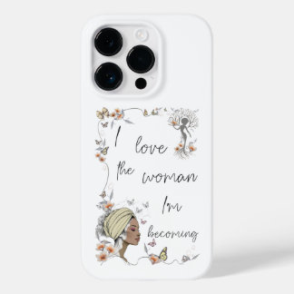 Floral Self Love Gift for Women Case-Mate iPhone 14 Pro Case