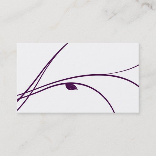 Floral Series - 02 - Violet Business Card Templates