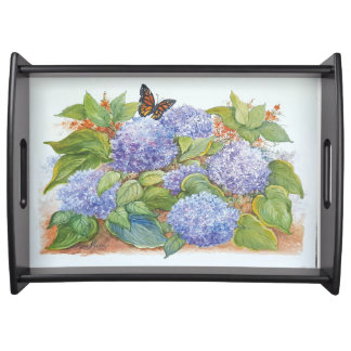 Floral Serving Tray