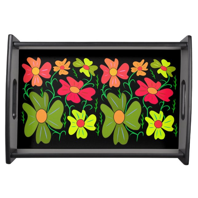 Floral Serving Tray (Front)