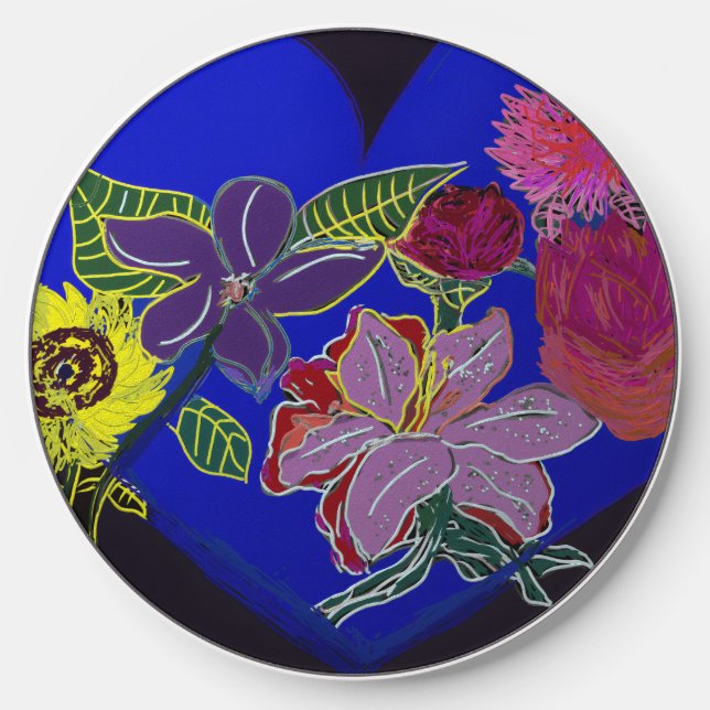 Floral Sessions  Wireless Charger (Front)