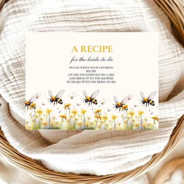  Floral She Found Her Honey Bridal Enclosure Card (Creator Uploaded)