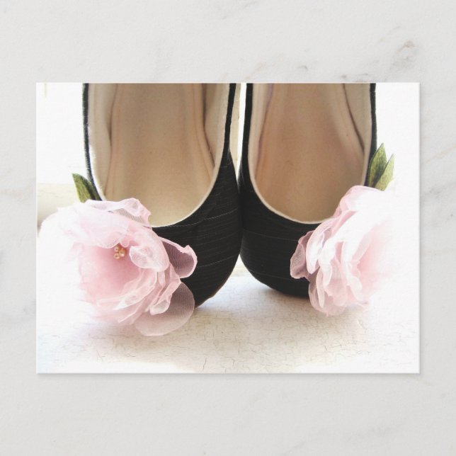 Floral Shoes Postcard (Front)