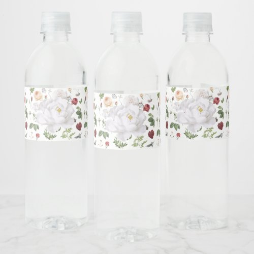 Floral Shops Near Me  Water Bottle Label