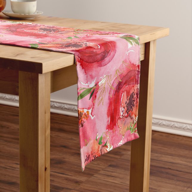 Floral  short table runner (In Situ)