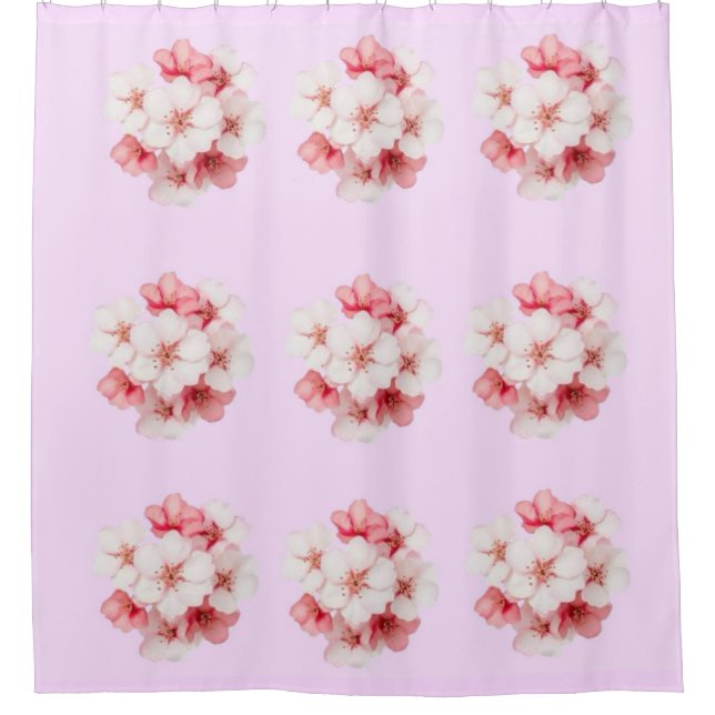 Floral Shower Curtain (Front)
