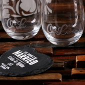 Floral Silhouette Box Set with Glasses & Coasters (Glass Detail)