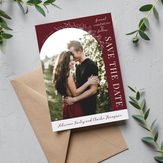 Floral Simplicity 1 Rosewood Save The Date (Creator Uploaded)