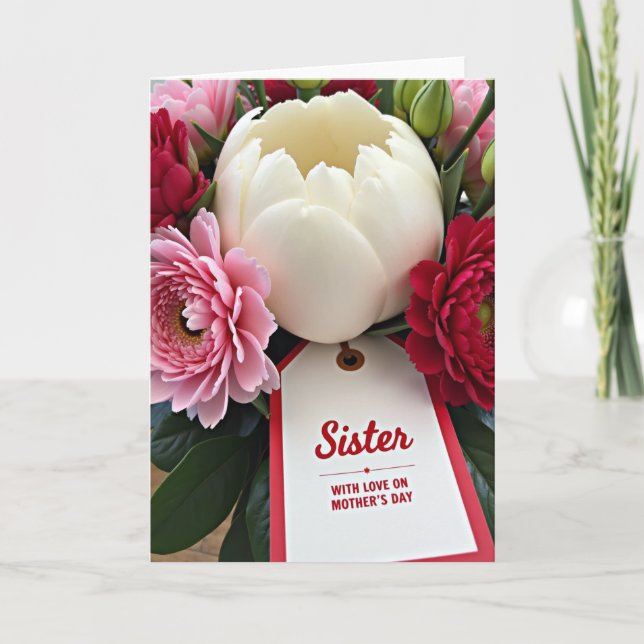 Floral Sisters Mothers Day Card (Front)