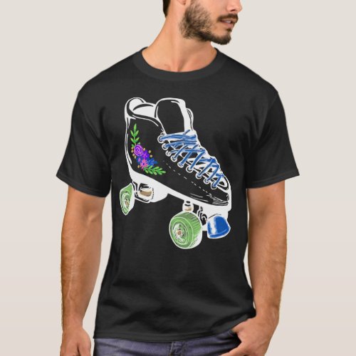 Floral skate T_Shirt