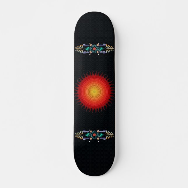 Floral Skateboard Deck (Front)