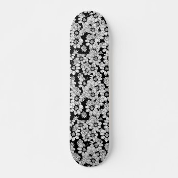 Floral Skateboard Deck by MushiStore at Zazzle