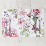 Floral Sketch Placemat<br><div class="desc">Floral Sketch Placemat</div>