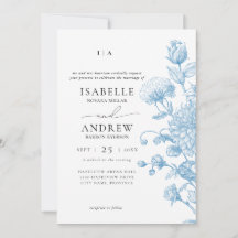 Floral sketch Wedding
