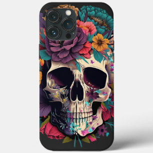 Floral Skull Botany and Bones iPhone 13 Pro Max Case