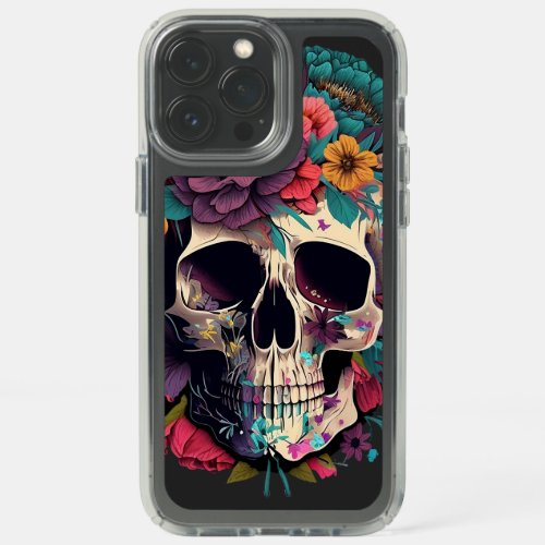 Floral Skull Botany and Bones Speck iPhone 13 Pro Max Case