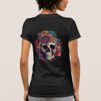 Floral Skull Botany and Bones