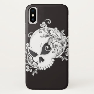 Floral Skull iPhone X Case